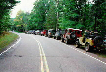 Line of Cruisers at Nicolet
Nat'l Forest